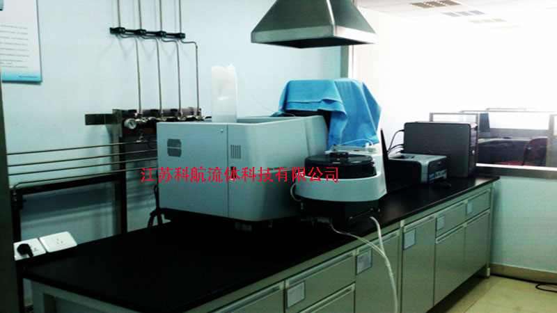 甘肃兰州市环境监测站实验室色谱管路系统安装