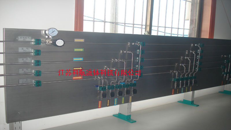 淮北污水处理厂实验室实验气体管道安装