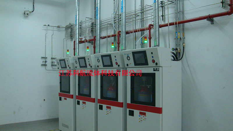 内蒙古包头东宝生物技术实验室不锈钢气路管安装