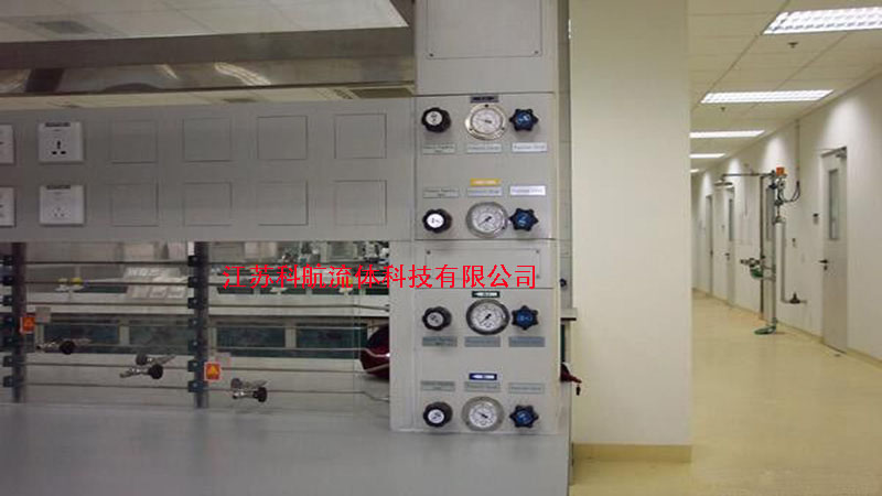 山东济南老来寿生物实验室色谱仪管道安装