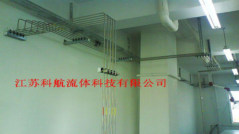 阜阳啤酒厂实验室气路铺设